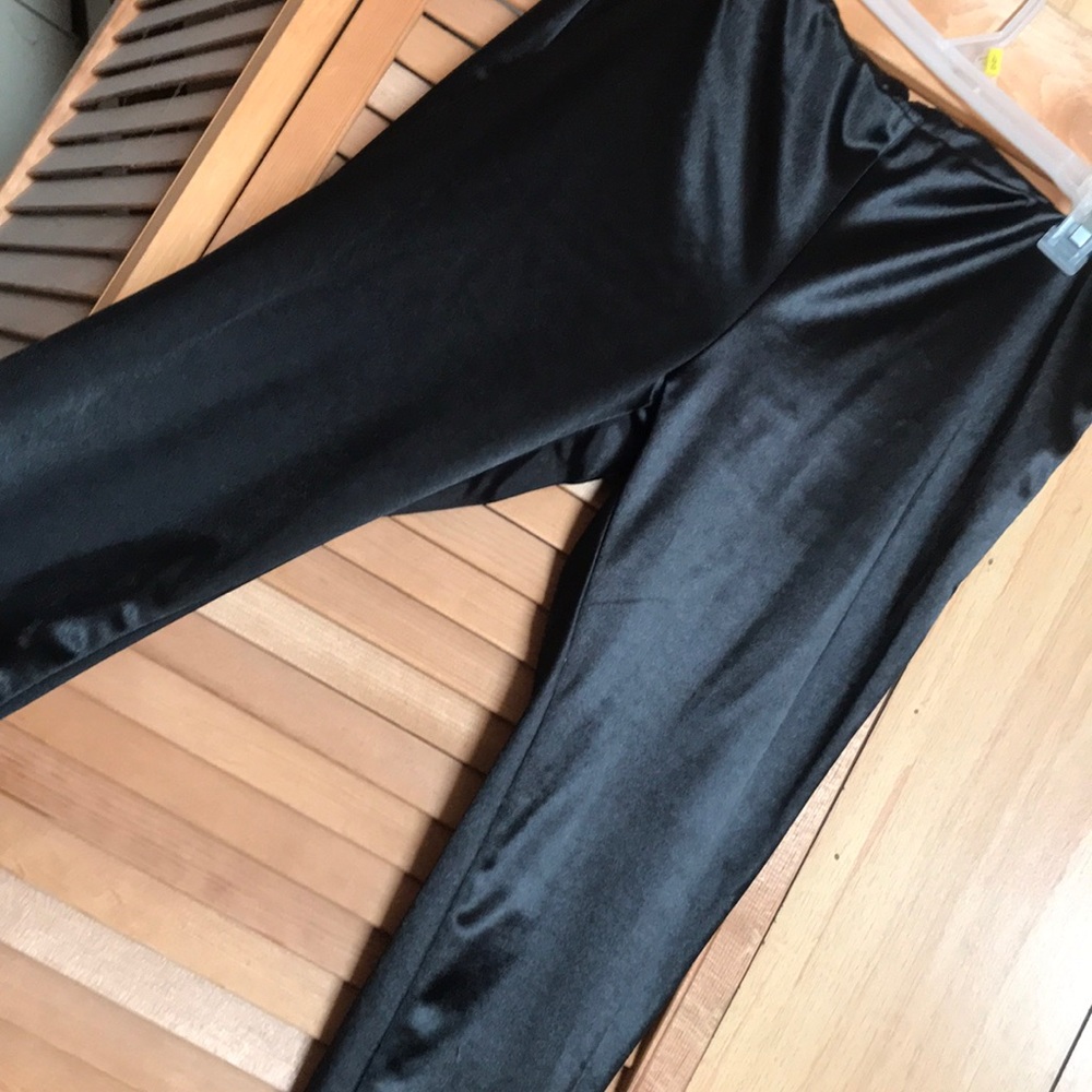 Satin leggings